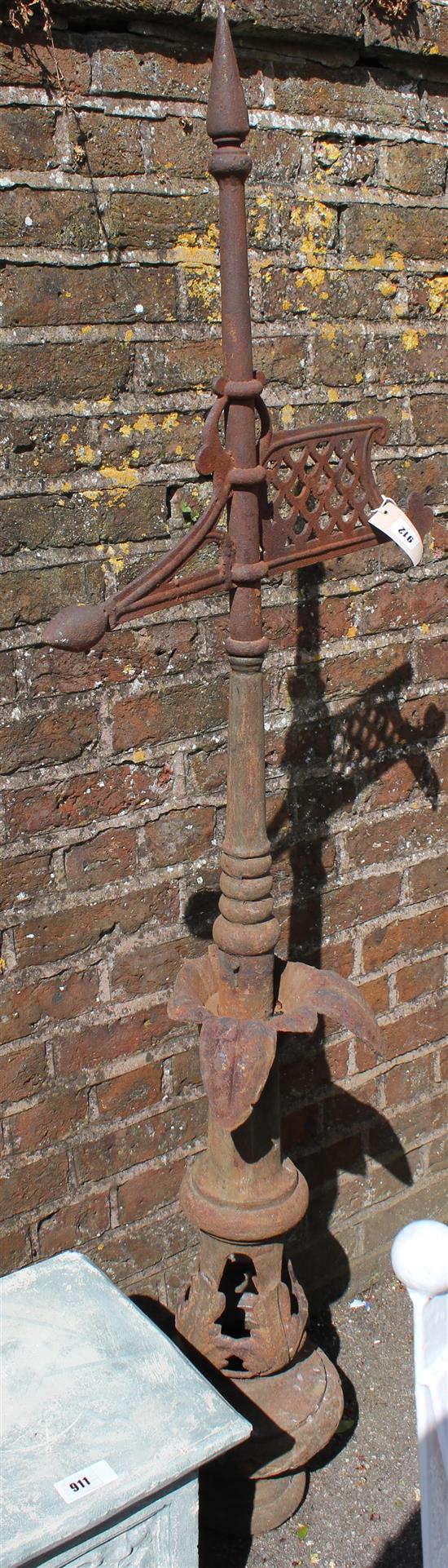 Iron finial